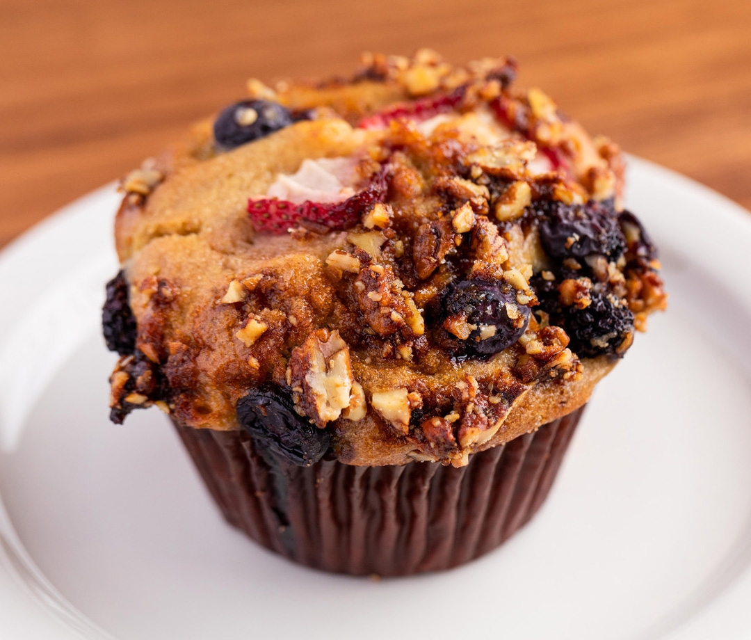 Order Muffin - Gluten-free Fruit food online from Urth Caffe store, West Hollywood on bringmethat.com