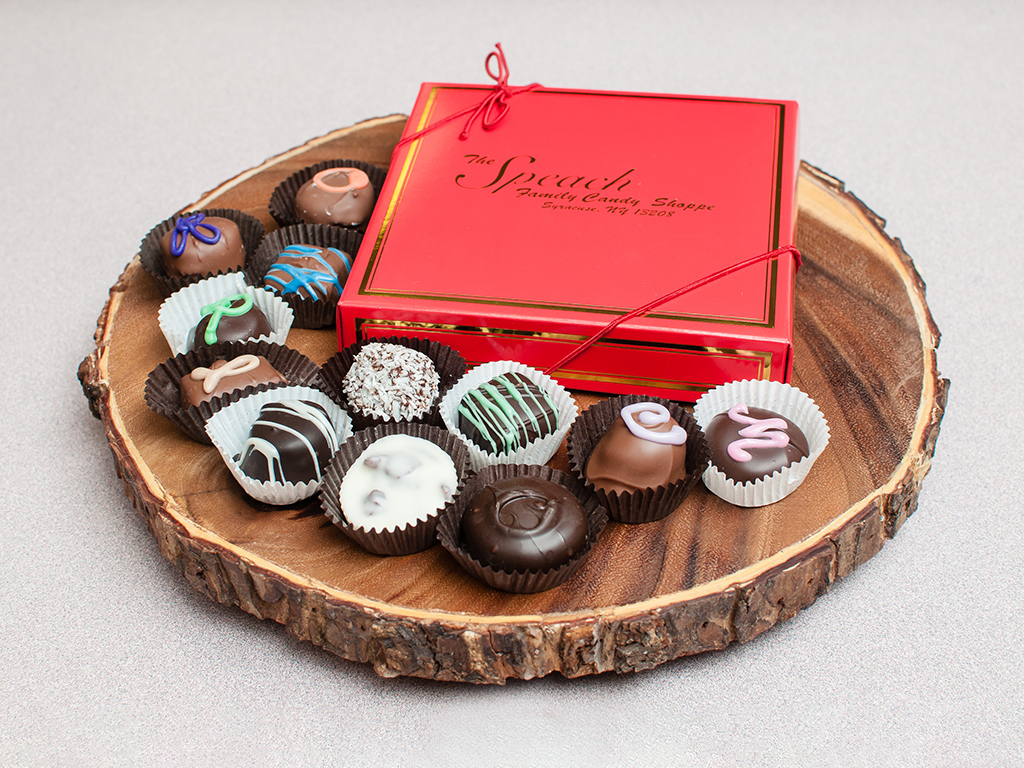 Order Signature Chocolate Box 1/2# food online from Speach Family Candy Shoppe store, Syracuse on bringmethat.com