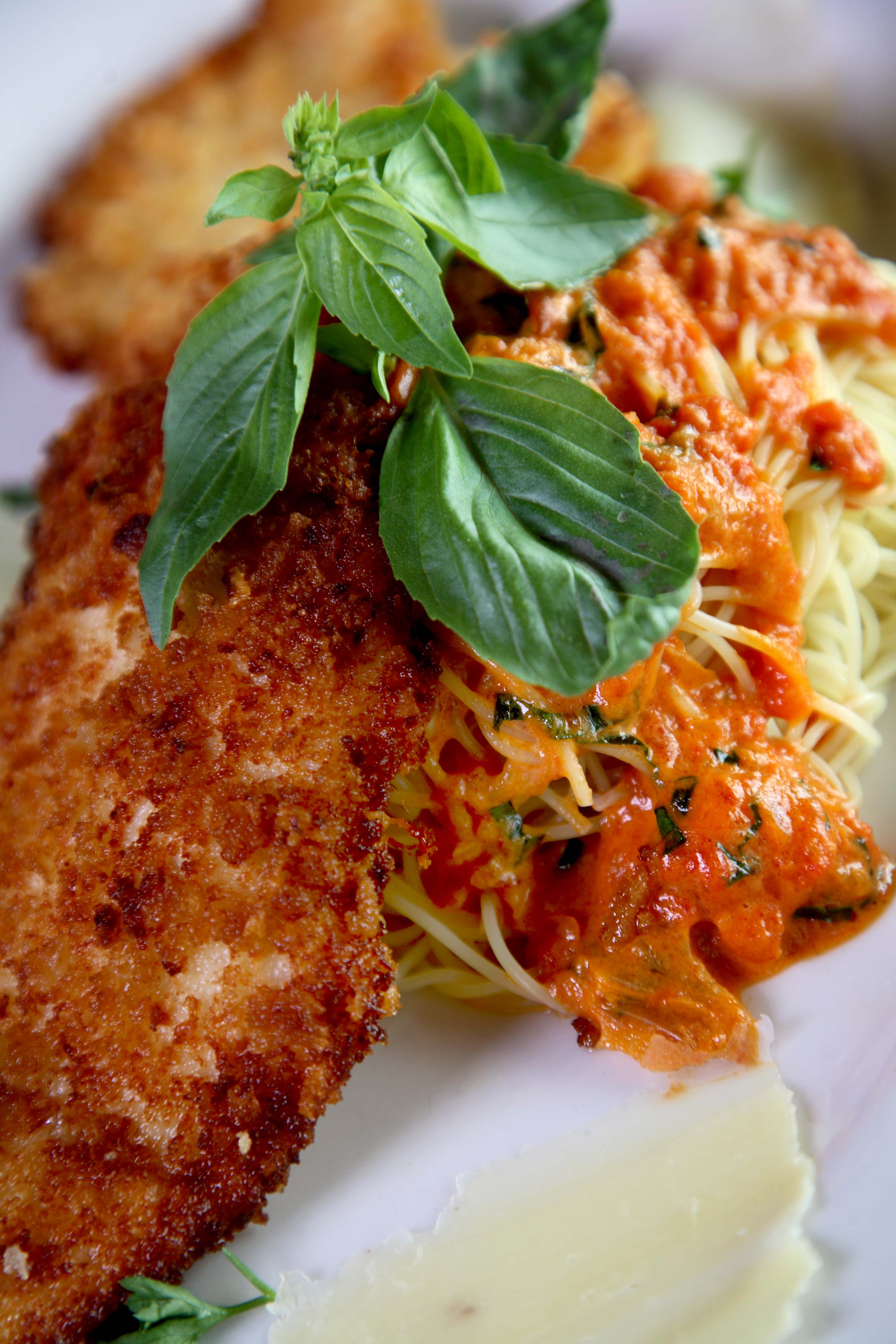 Order Parmesan Crusted Chicken food online from The Standard Restaurant & Lounge store, Albany on bringmethat.com