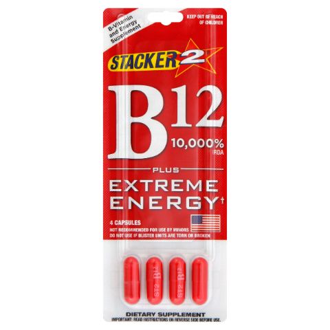 Order Stacker 2 B12 Energy Blaster 4 Count food online from 7-Eleven store, Manassas on bringmethat.com