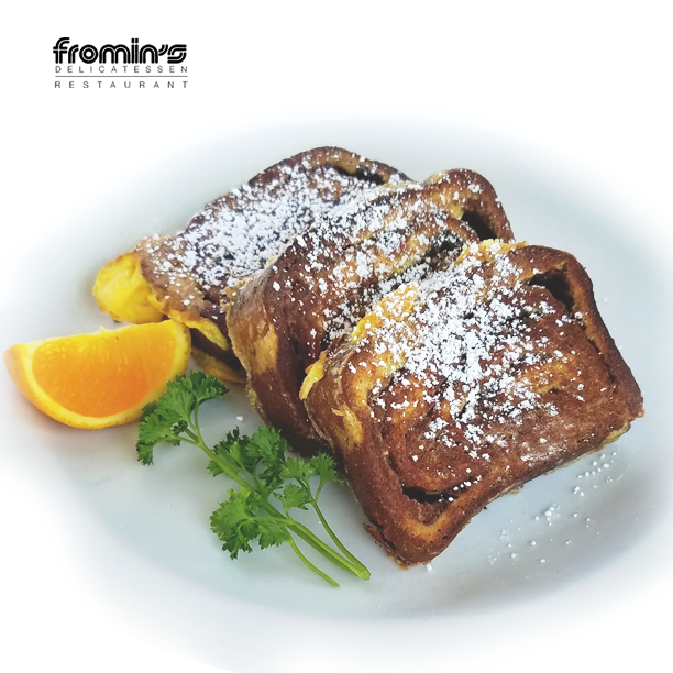 Order Cinnamon Loaf French Toast food online from Fromins store, Santa Monica on bringmethat.com