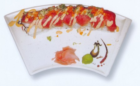 Order 8 Piece Sunshine Roll food online from Oasis International Cuisine store, Morrow on bringmethat.com