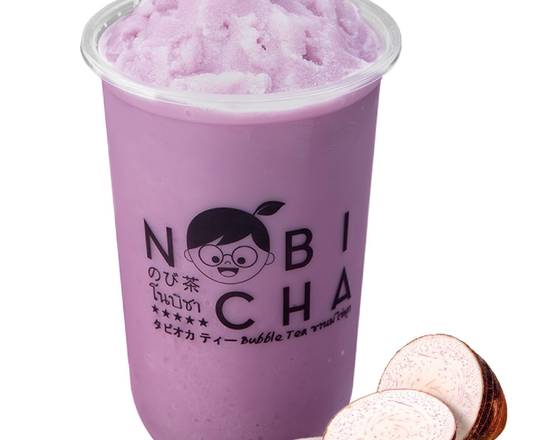 Order Taro Milk Tea Frappe food online from Nobi Cha Bubble Tea store, Atlanta on bringmethat.com