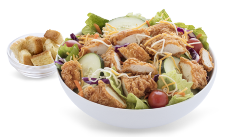 Order Grilled Chicken Salad food online from Bojangles Restaurant store, Raleigh on bringmethat.com