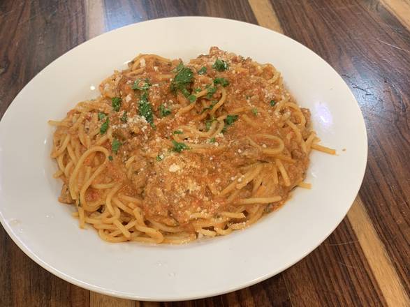 Order Spaghetti Bolognese food online from Silver Spoon Diner store, New York on bringmethat.com