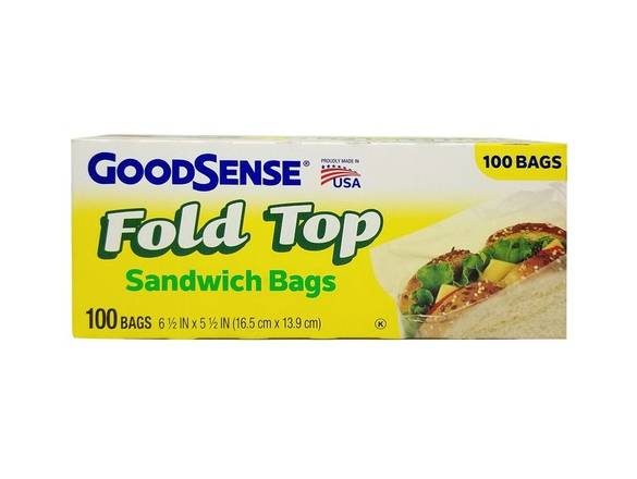 Order Fold Lock Top 6.5x5.5 inches Sandwich Bags 100 bags per box food online from Exxon Food Mart store, Port Huron on bringmethat.com