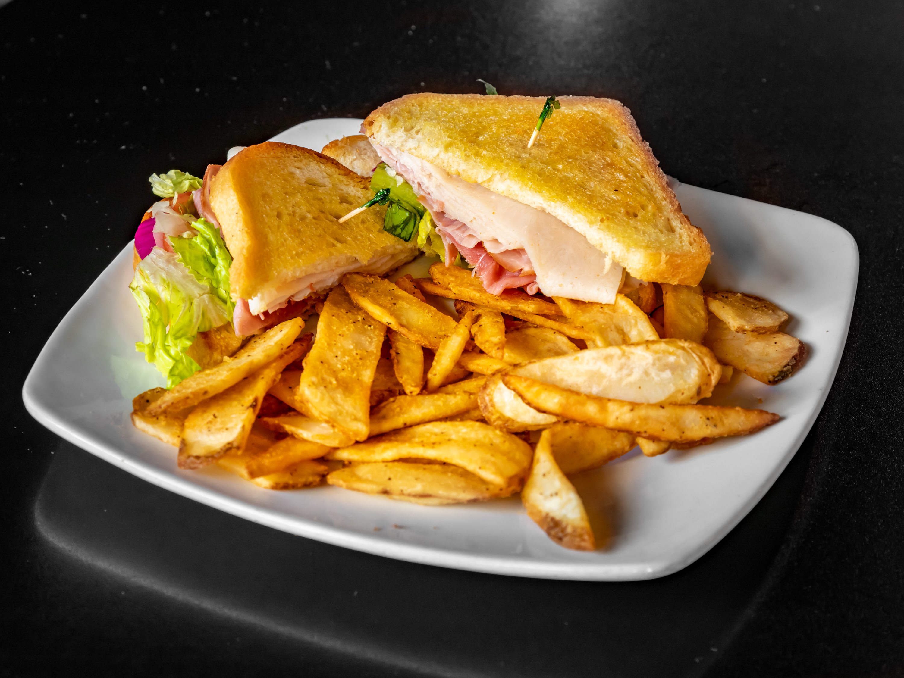 Order Club Sandwich food online from The Block Bistro And Grill store, Indianapolis on bringmethat.com