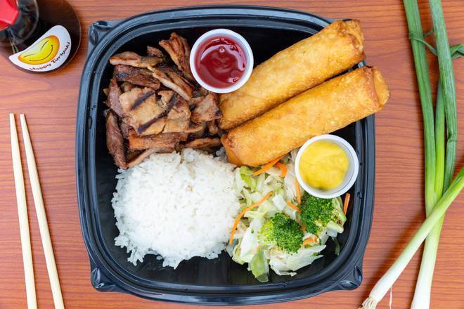 Order Chicken Teriyaki and Egg Roll Combo food online from Happy Teriyaki store, Twin Falls on bringmethat.com