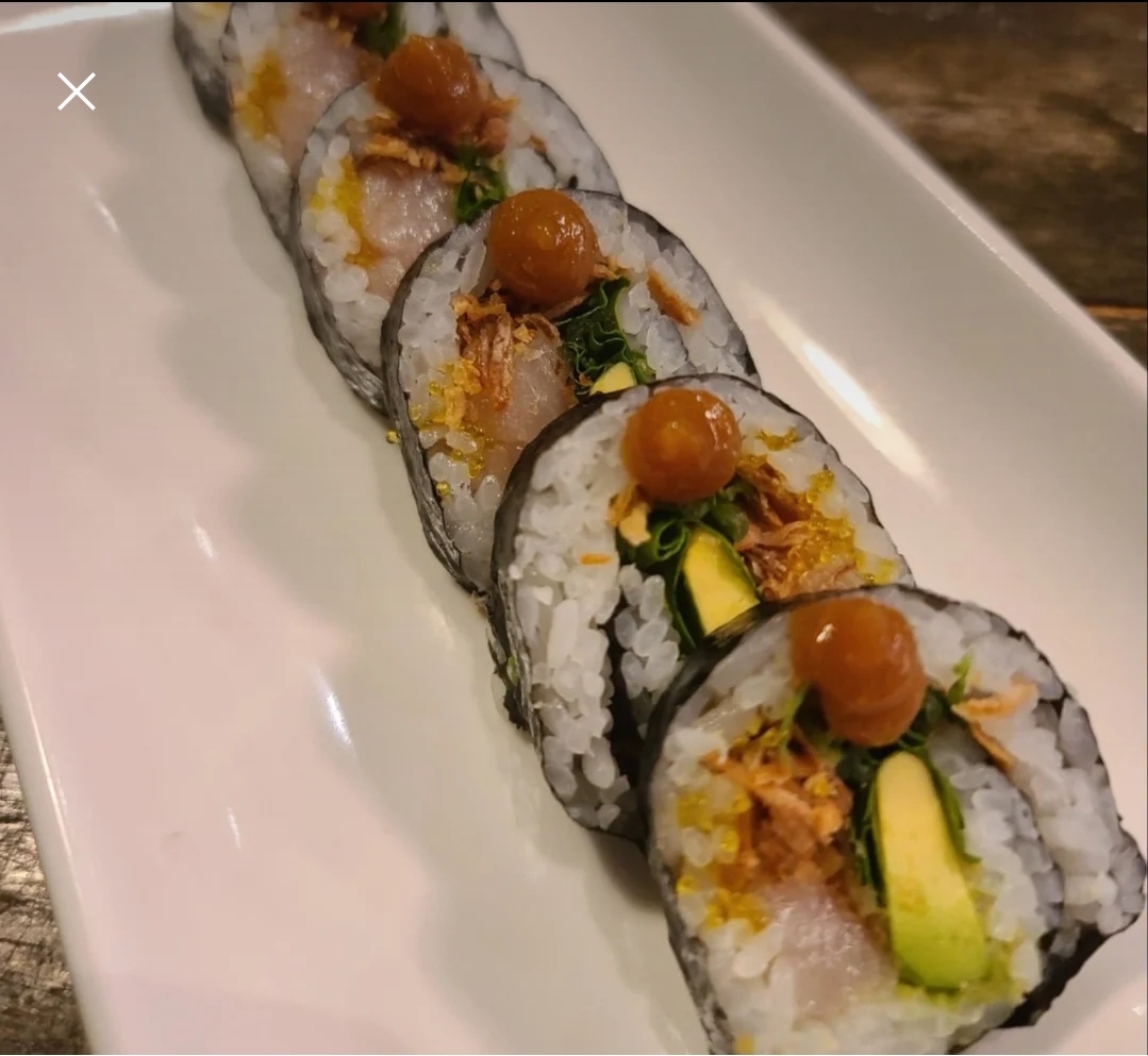 Order Yuzukoshio Roll (6pcs) food online from Taki Japanese Steakhouse store, Atlanta on bringmethat.com