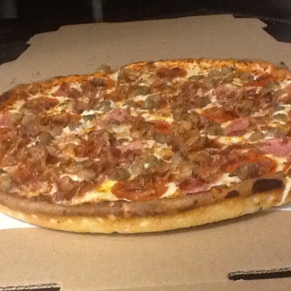 Order Meat Lovers Gluten Free Pizza food online from Lenzini's 241 Pizza store, Los Angeles on bringmethat.com