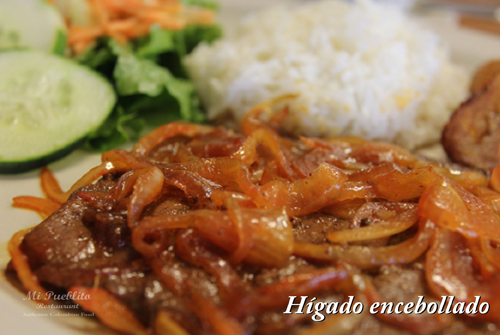 Order Higado Encebollado food online from Mi Pueblito Restaurant store, Houston on bringmethat.com
