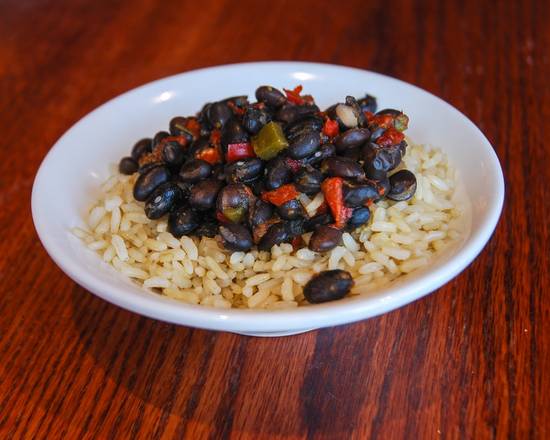 Order SIDE OF BLACK BEANS & RICE food online from Tap House Grill store, Lemont on bringmethat.com