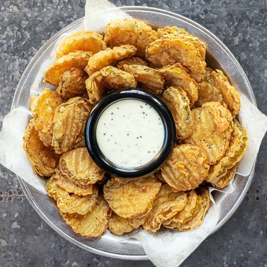 Order Salt and Pepper Fried Pickles food online from Buffalos Cafe store, Hiram on bringmethat.com