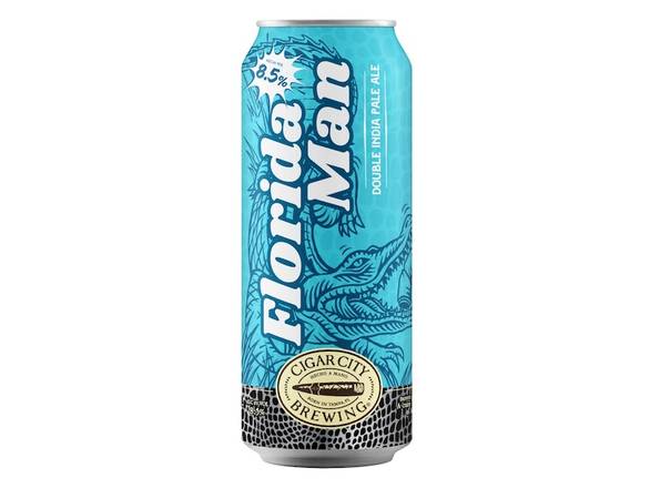 Order Cigar City Brewing Florida Man Double IPA - 19.2oz Can food online from Eagle Liquor & Wine store, Chattanooga on bringmethat.com