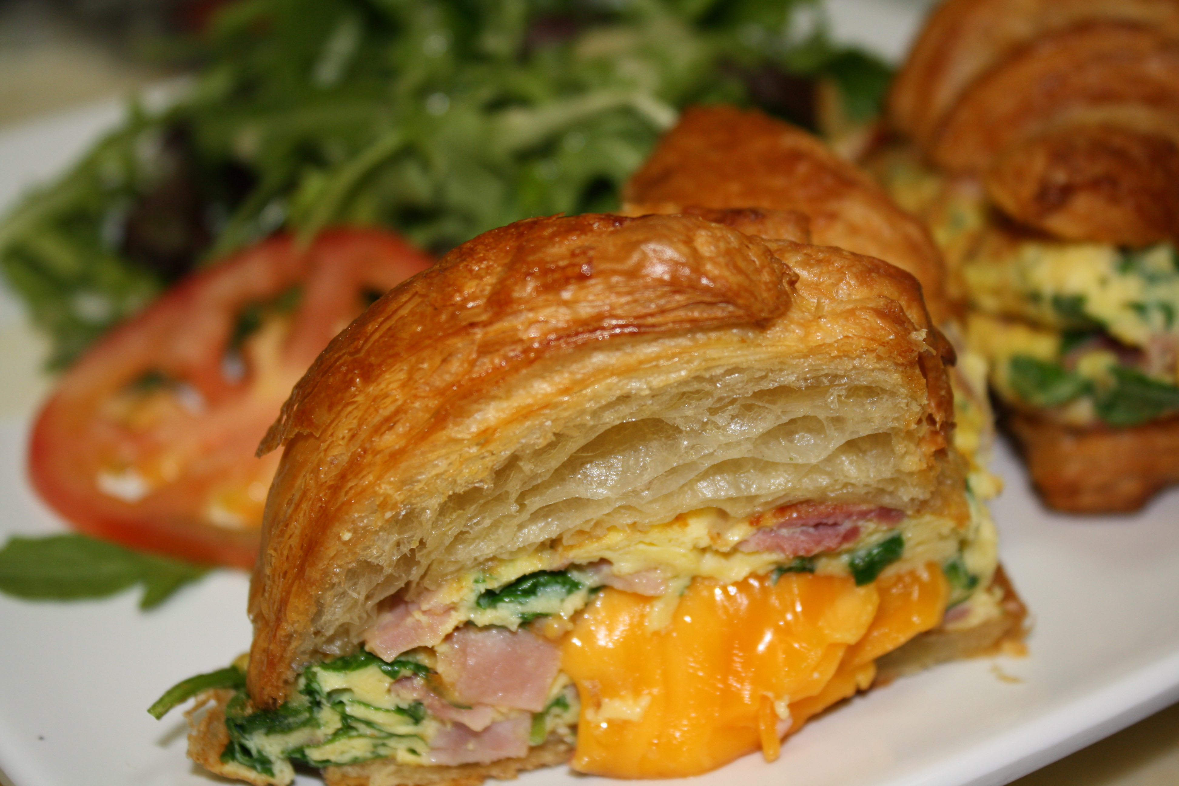 Order Breakfast Croissant food online from Solo Burritos store, Los Angeles on bringmethat.com