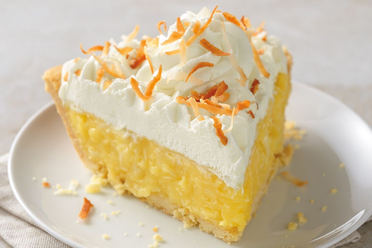 Order Coconut Cream Pie Slice food online from Bakers Square store, Palatine on bringmethat.com