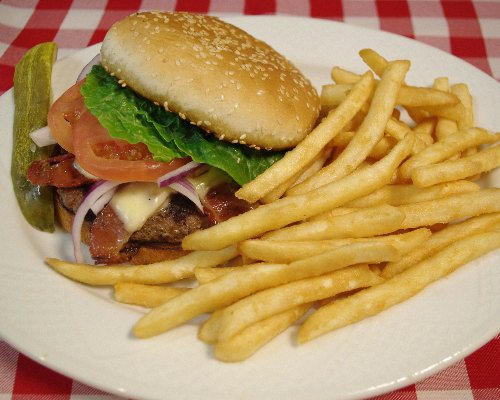 Order Bacon Cheese Fries food online from Napoli Pizza store, Whitman on bringmethat.com