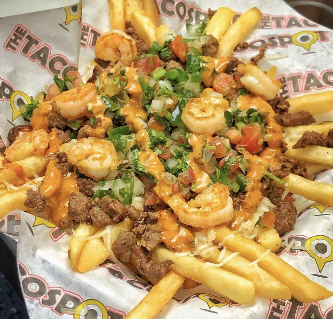 Order Surf and Turf Fries food online from The Taco Spot store, Chandler on bringmethat.com