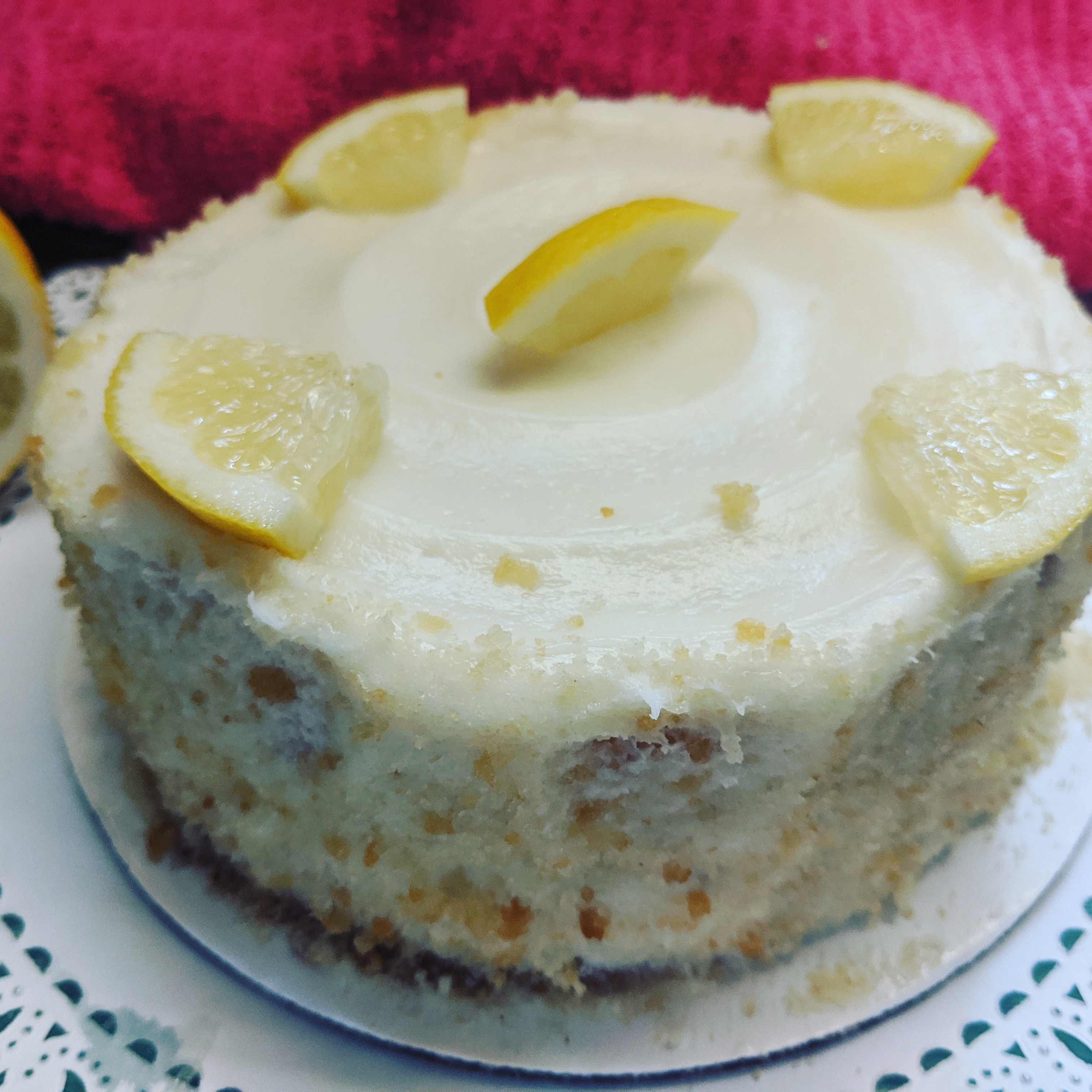 Order Luscious Lemon Cake Slice food online from Organic Meals To Go store, Albany on bringmethat.com
