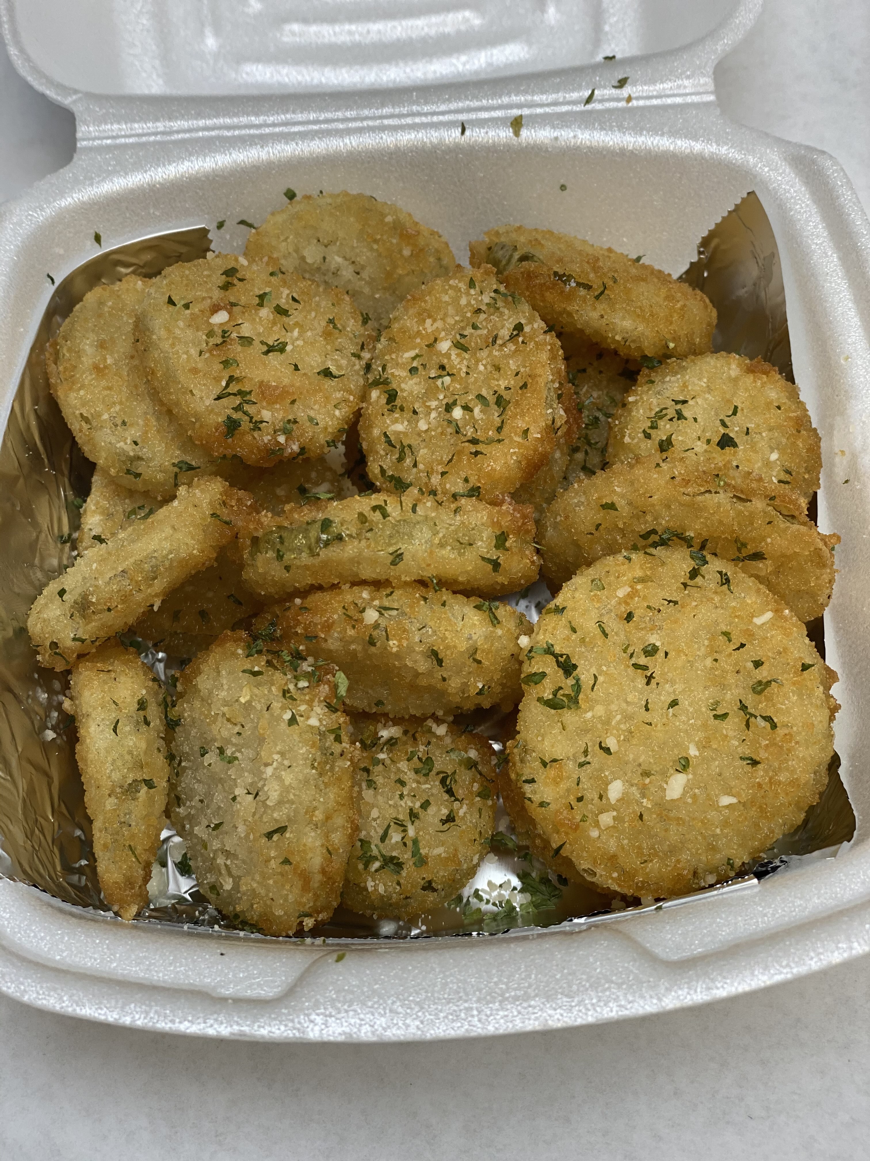 Order Fried Pickles food online from Dan Pizza Co store, Webster on bringmethat.com