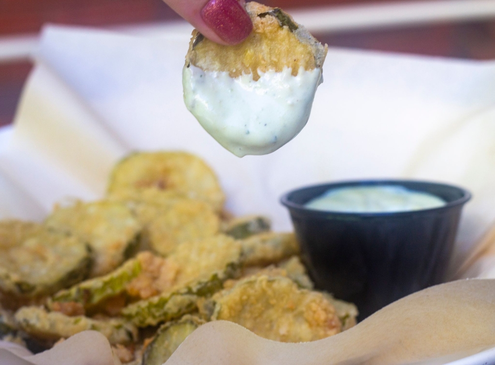 Order Fried Pickles food online from Hudson Grille- Kennesaw store, Kennesaw on bringmethat.com