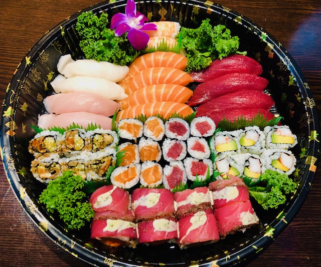 Order D. Sushi and Rolls Platter food online from 89 Tenzan store, New York on bringmethat.com