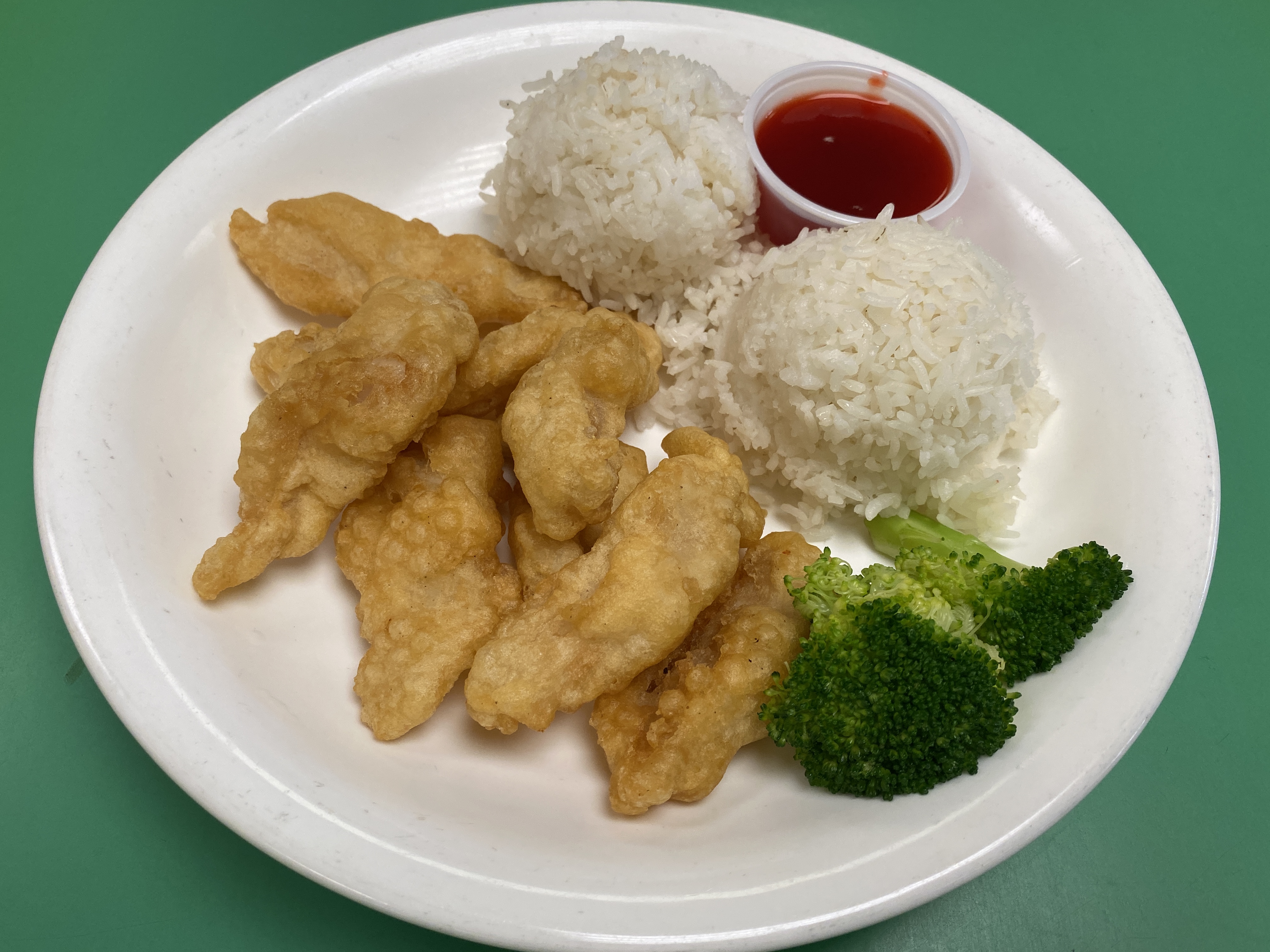 Order Crispy Fish Filet with Sweet & Sour Sauce Plate food online from Honolulu Kitchen store, Waipahu on bringmethat.com
