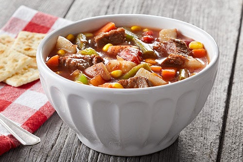 Order Hearty Beef Vegetable Soup  food online from Bob Evans store, Toledo on bringmethat.com