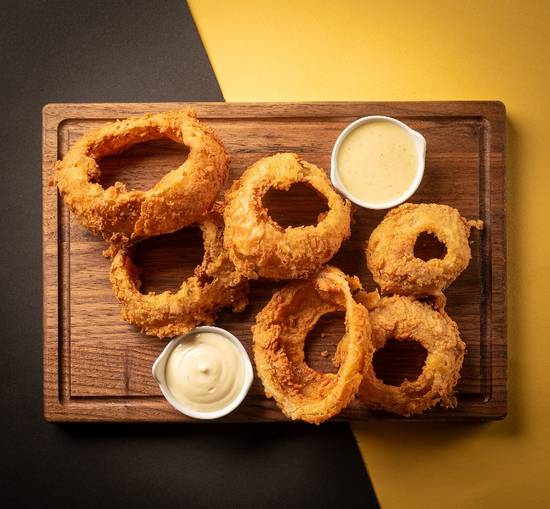 Order Onion Rings food online from Bun Burger Kitchen store, Lakewood on bringmethat.com