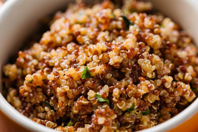 Order Red & White Quinoa Tomato - Large food online from Urban Plates store, Carlsbad on bringmethat.com