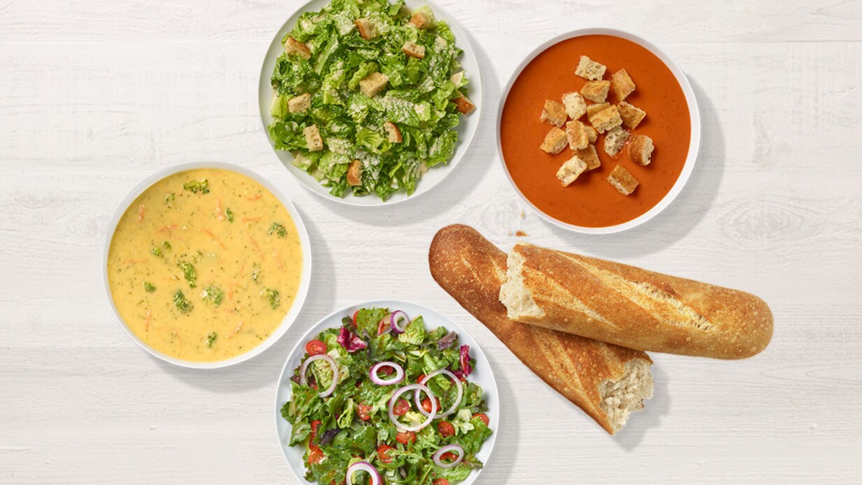 Order Salad & Soup Feast food online from Panera store, Eden Prairie on bringmethat.com