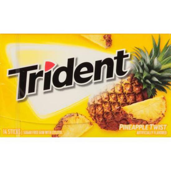 Order Trident Gum - Pineapple Twist food online from IV Deli Mart store, Goleta on bringmethat.com