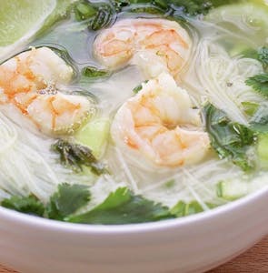 Order 23. House Rice Noodle Soup 本楼米粉汤 food online from Moon Wok store, Lenexa on bringmethat.com