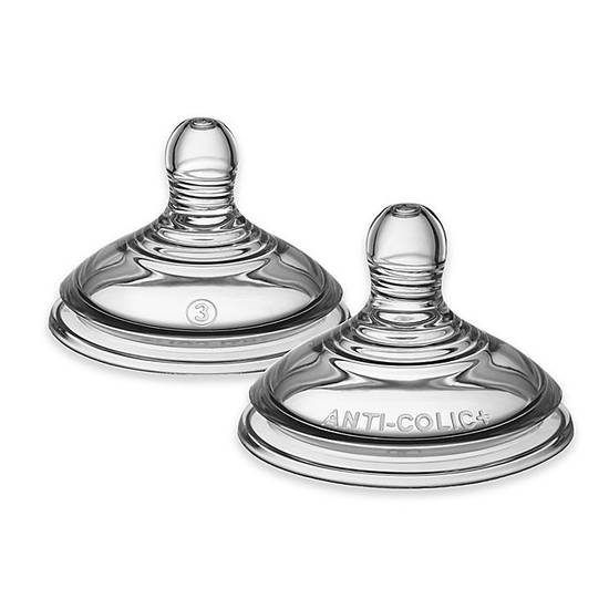 Order Tommee Tippee Advanced Anti-Colic 2-Pack Flast Flow Baby Bottle Nipples food online from Bed Bath & Beyond store, Lancaster on bringmethat.com