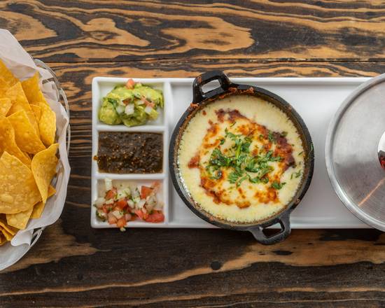 Order Queso Fundido food online from La Sandia Mexican Kitchen & Tequila Bar store, Denver on bringmethat.com