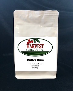 Order Butter Rum Coffee food online from Harvest Cafe Coffee & Tea store, Indianapolis on bringmethat.com