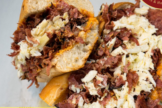 Order The Donny Pastrami Sandwich food online from Don Deli And Catering store, Boothwyn on bringmethat.com