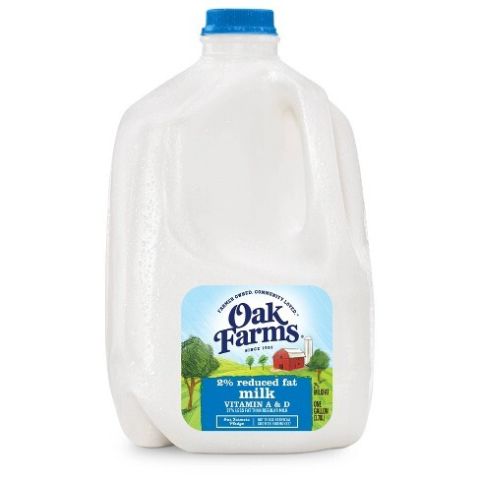 Order Oak Farms 2% Milk 1 Gallon food online from 7-Eleven store, Helotes on bringmethat.com