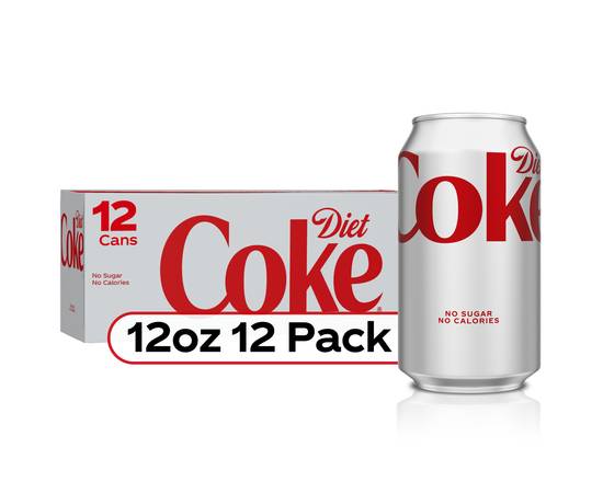 Order Diet Coke 12 Pack food online from Johnny Rockets store, Aliso Viejo on bringmethat.com