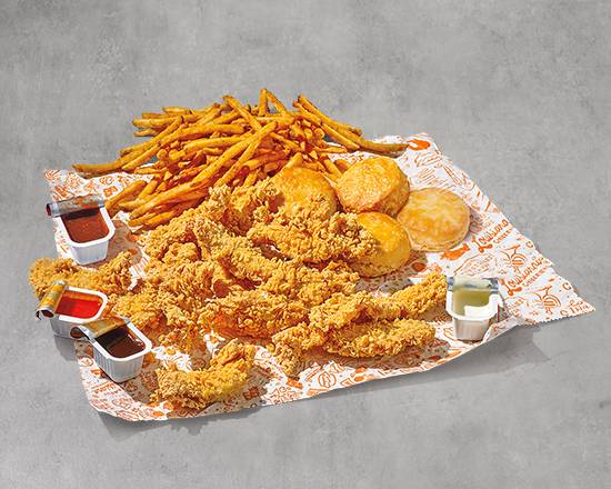 Order 12PC Tender Family Meal (1 Side & 4 Biscuits) food online from Popeyes--arlington store, Arlington on bringmethat.com