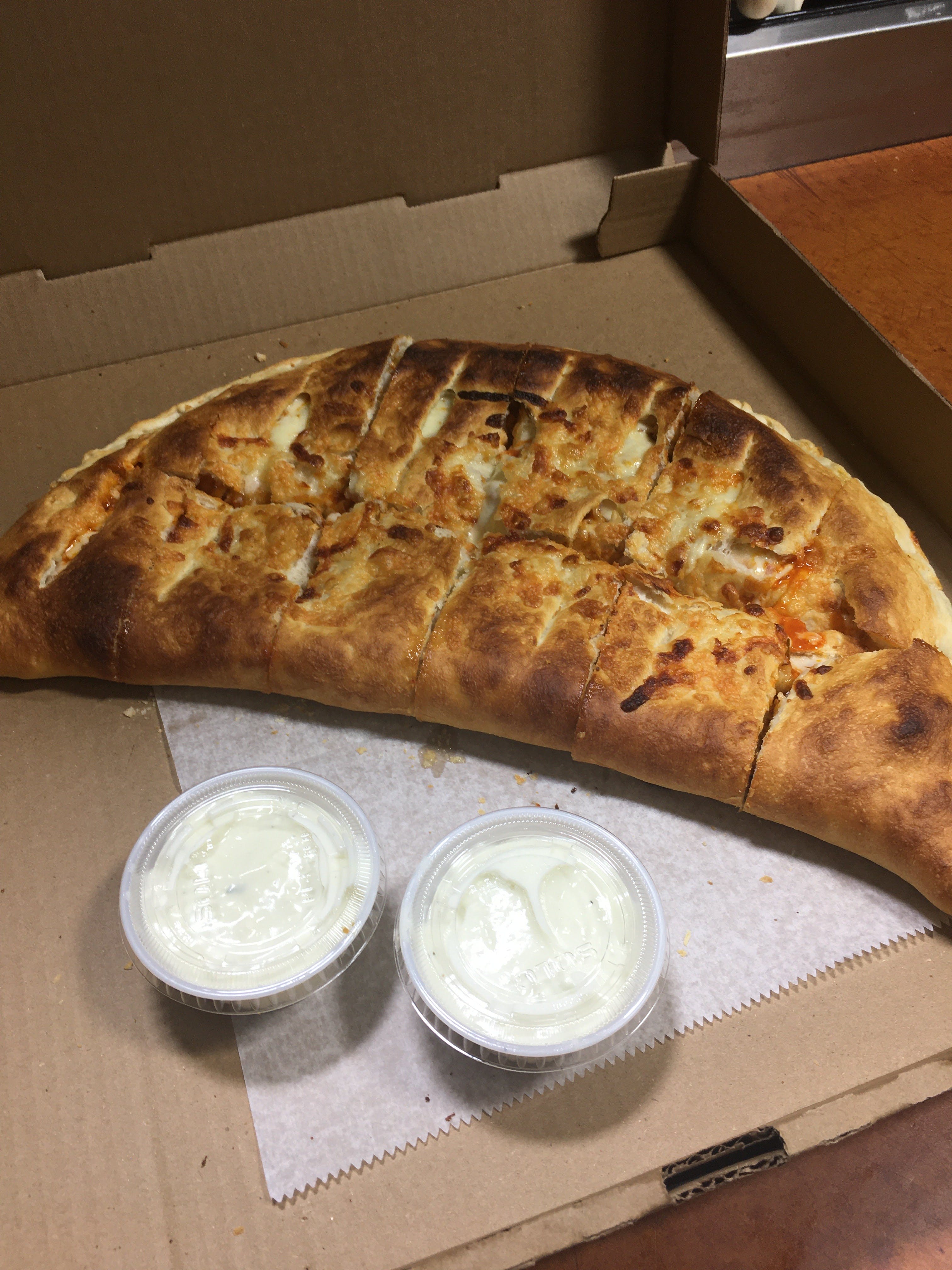 Order Buffalo Chicken Calzone - Small food online from Arboretum store, Roslindale on bringmethat.com