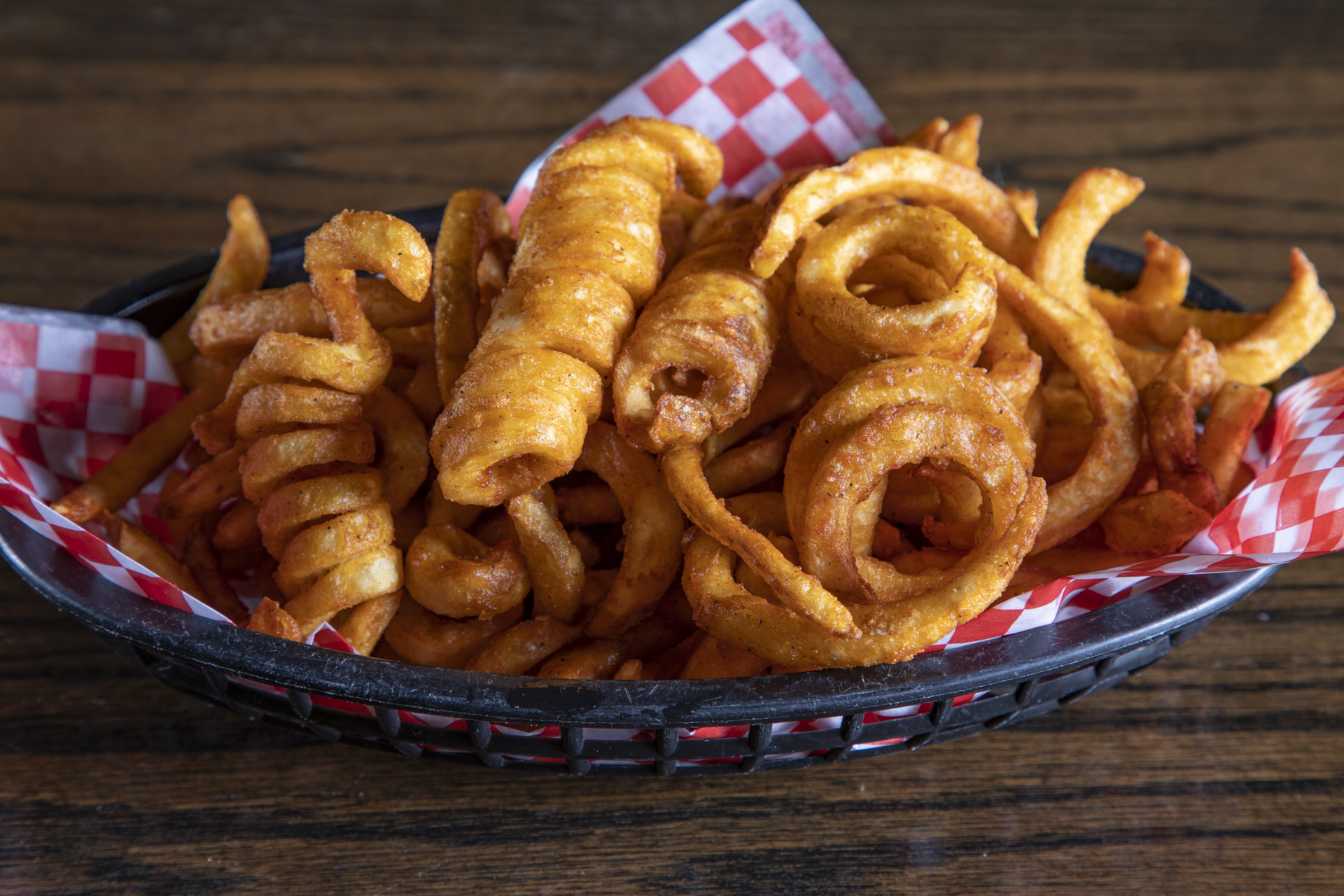 Order Curly Fries food online from Hardwood Bar & Smokery store, San Francisco on bringmethat.com
