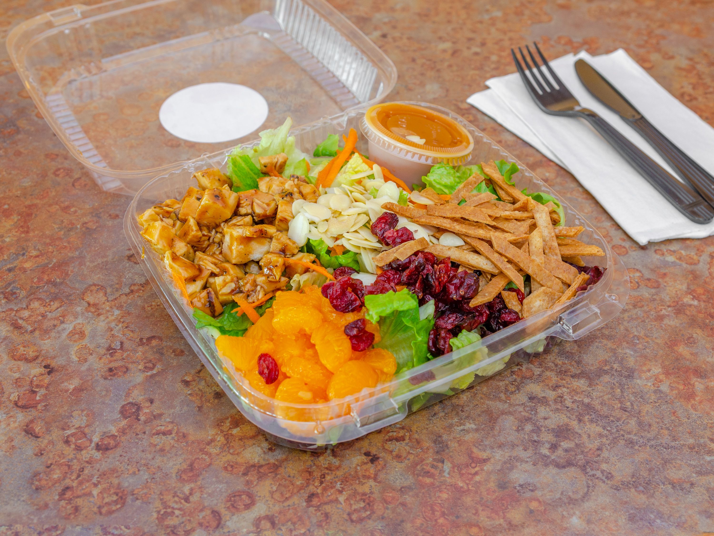 Order Oriental Chicken Salad food online from Suburban Eats store, Melville on bringmethat.com