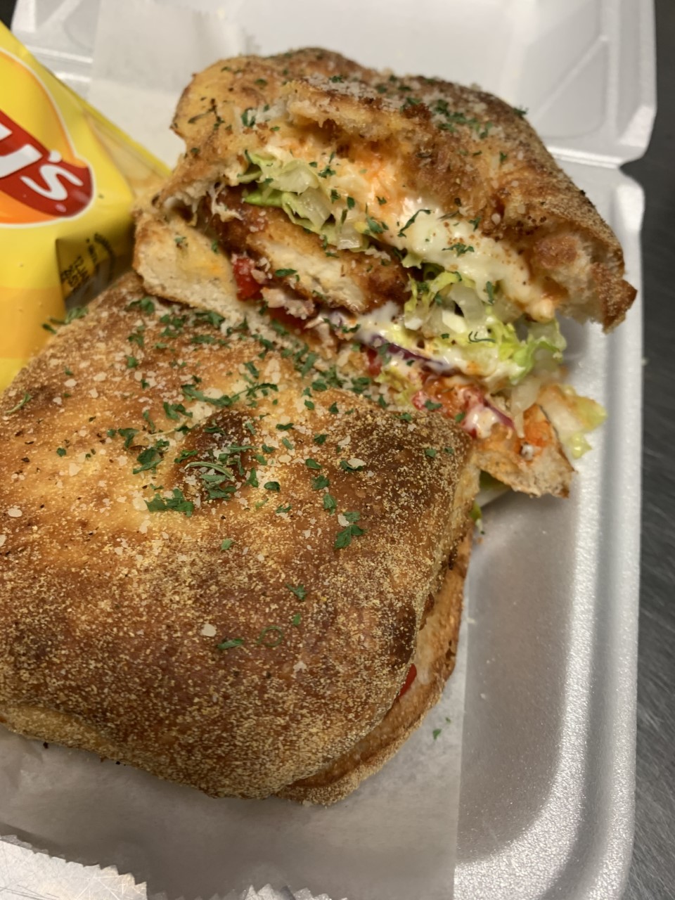 Order Chicken Parmesan Panini food online from Sicilian Pizza store, Alexandria on bringmethat.com