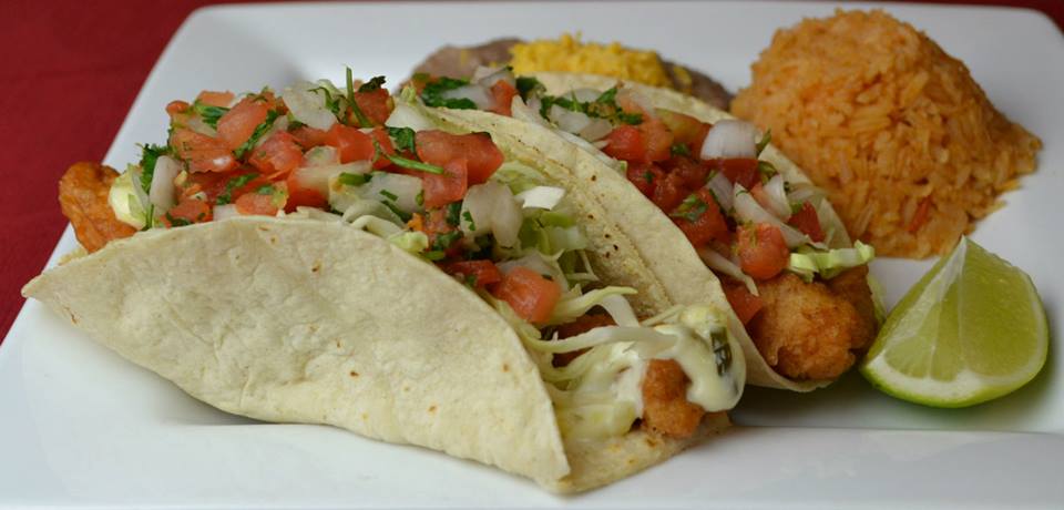 Order 13. Two Fish Tacos food online from Los Cuates store, Raleigh on bringmethat.com
