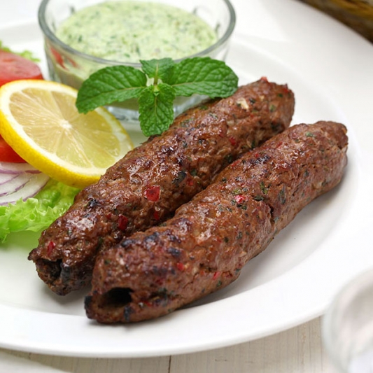 Order Beef Seekh Kabab (1p) food online from Khan Karahi Kabob store, Fremont on bringmethat.com