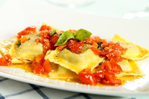 Order Crab Ravioli food online from Captain’s Curbside Seafood store, Trappe on bringmethat.com