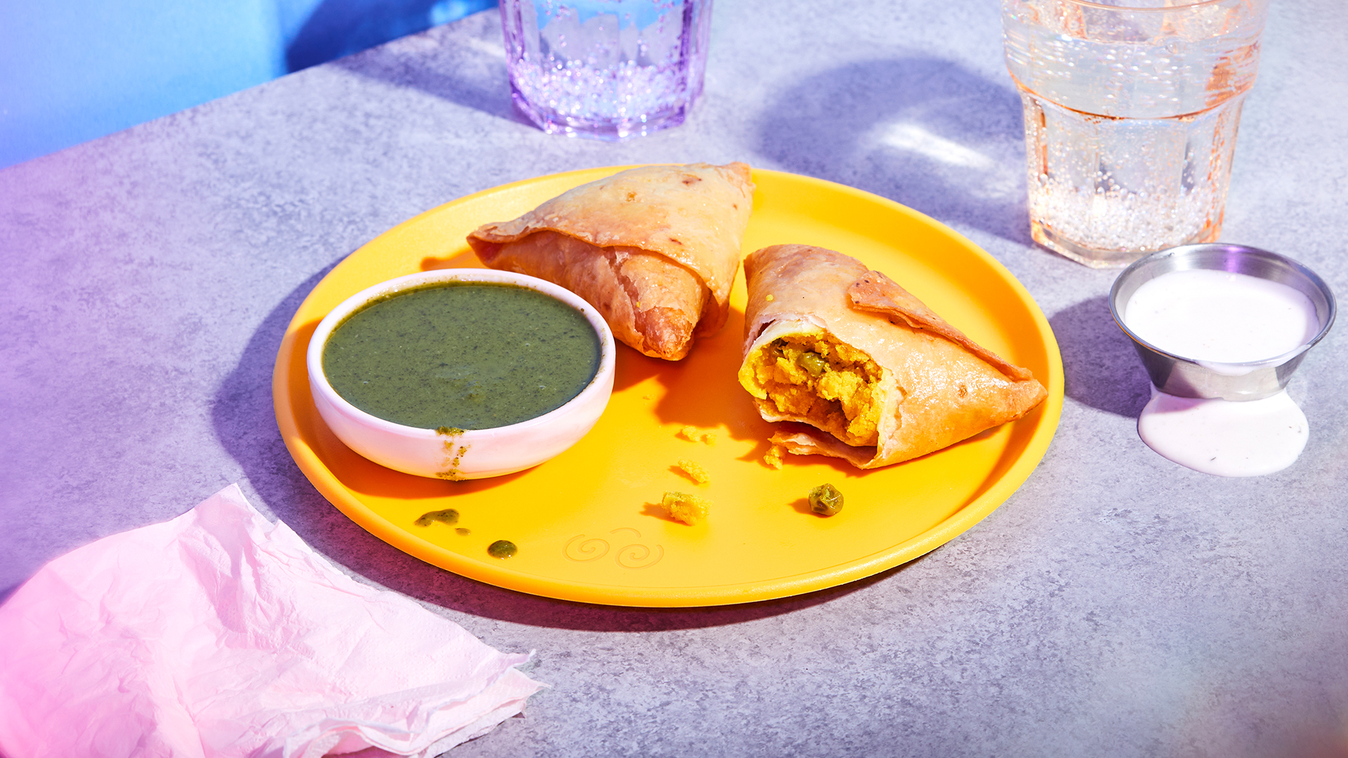Order Vegetable Samosa food online from Baby Dal store, Austin on bringmethat.com