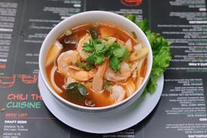 Order 13. Tom Yum Soup food online from Miko Thai Kitchen store, Hudson on bringmethat.com