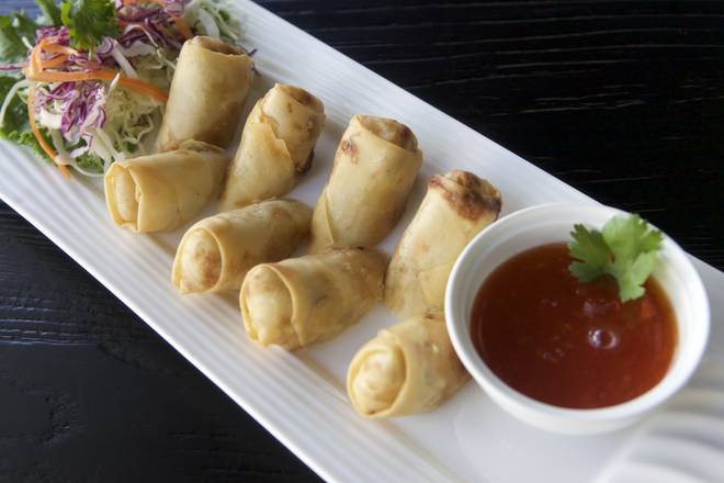Order A09. Egg Rolls food online from New Thai Elephant store, San Mateo on bringmethat.com